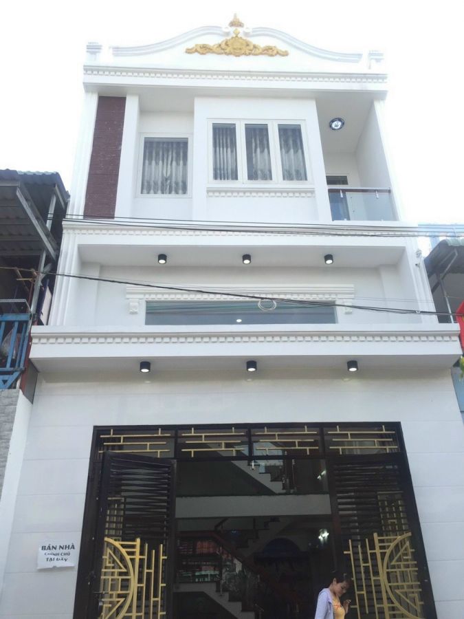 Bán nhà Dĩ An trệt lầu , lững mới hoàn thiện gần chợ Tan Long phường Tân Đông Hiệp , TP Dĩ An